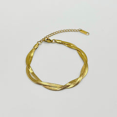 Twisted Gold Bracelet