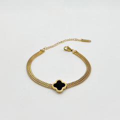 Elegent Gold Clover Bracelet