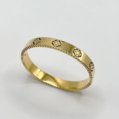 Zircon Clover Bangle