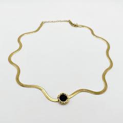 Elegant Roman Numeral Black Plate