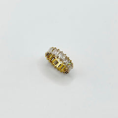 Gold Zircon Ring