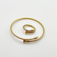 Classic Bracelet with Ring Set