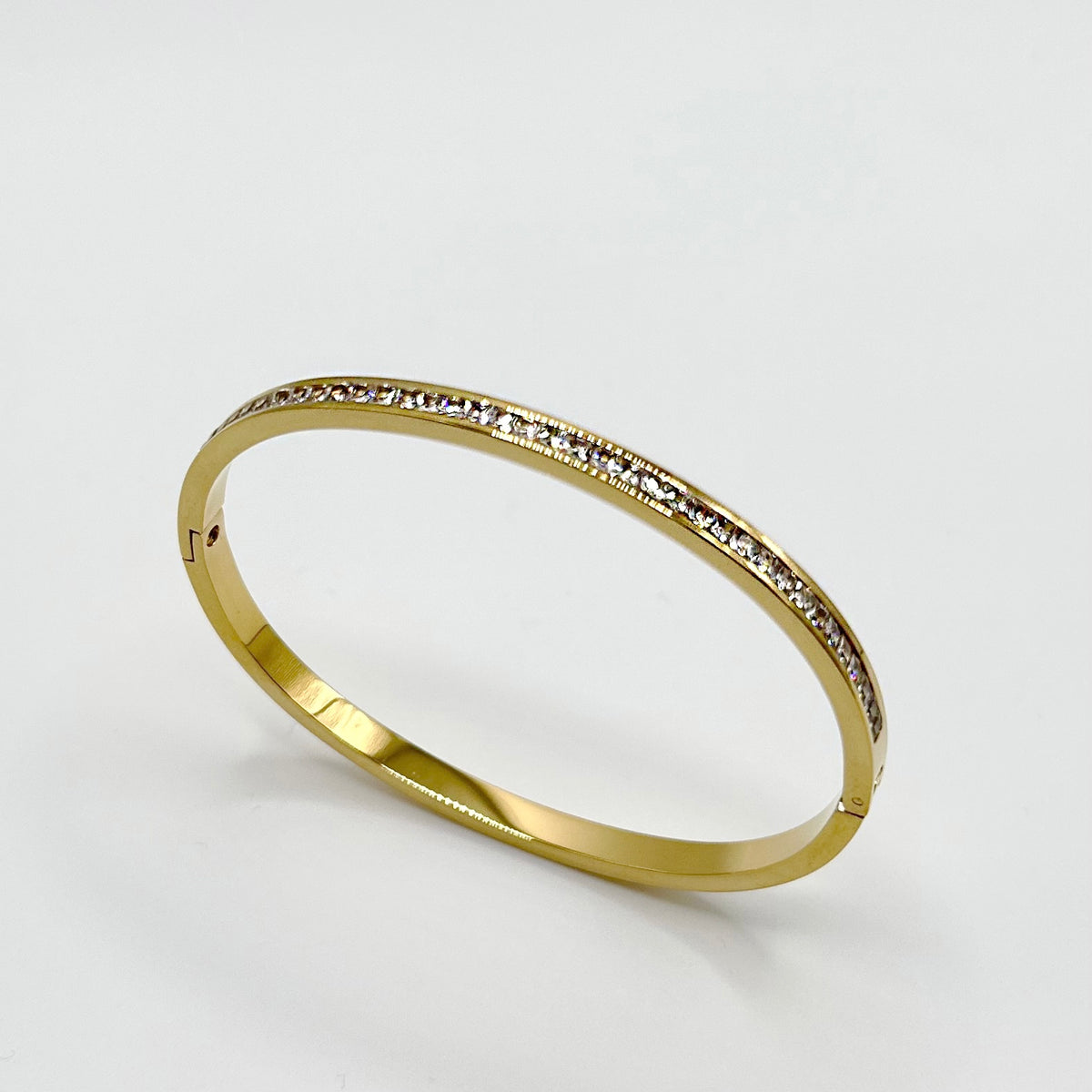 Thin Zircon Bangle